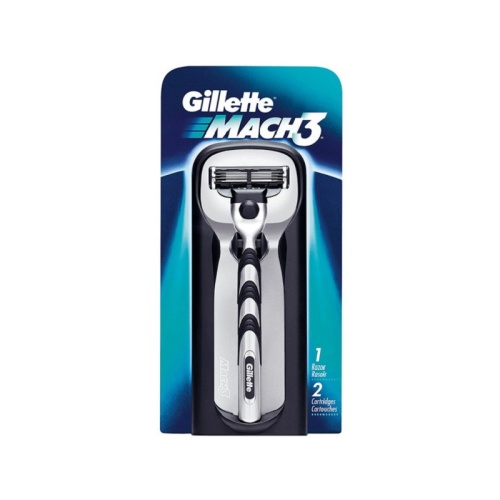 Станок для бритья GILLETTE Mach-3+2 сменные кассеты 1/2 Станок для бритья GILLETTE Mach-3+2 сменные кассеты 1/2