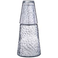 Графин стекло 0,8л GREY крышка-стакан Agness 889-167