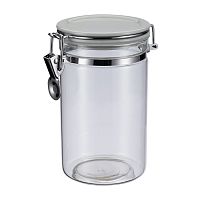 Банка для сыпучих стекло 800мл DESCO крышка с замком Regent 74-701
