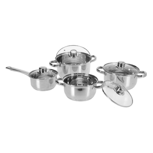 Набор посуды 8пр Купман EXCELLENT HOUSEWARE (кастрюли 3шт+ковшик+крышки 4шт) CC3200010