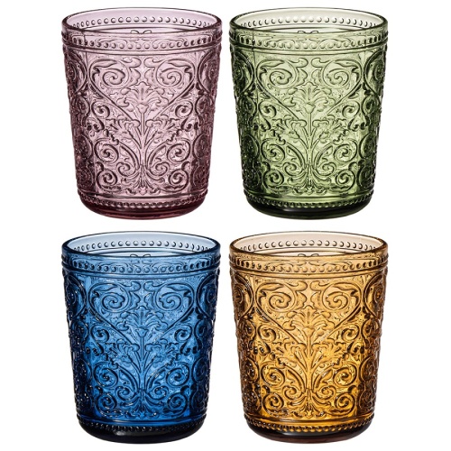 Набор стаканов 4шт 320мл VINTAGE COLORS низкие Lefard 687-016