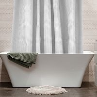 Штора для ванной 180*200см CASCADA Каприз белый BT-J-009W