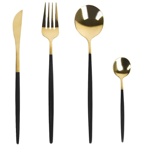 Набор столовых приборов 4пр ЧЕРНЫЙ Nouvelle Home 9902499-1
