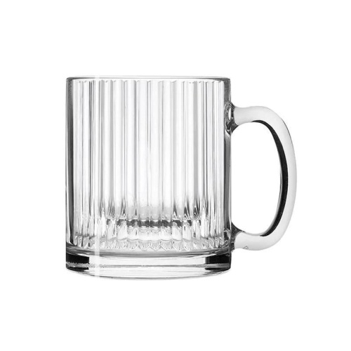 Кружка прозр. стекло 320мл ЧАЙНАЯ ВЕРТИКАЛЬ OSZ 23C2354