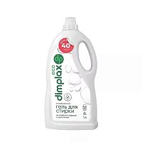 Гель для стирки DIMPLAX 1,0л Eco для белого белья с пятновыводителем
