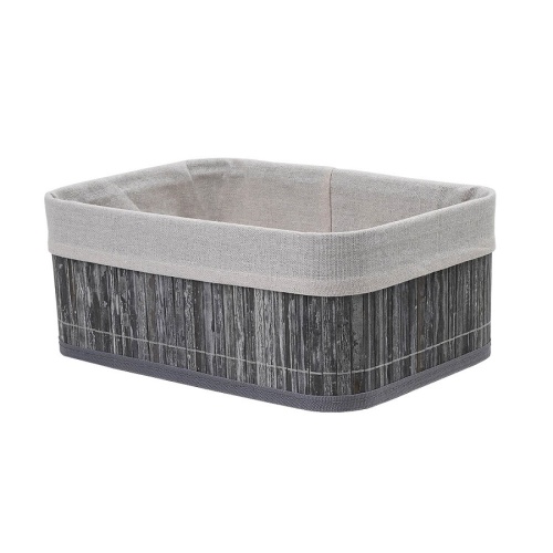 Корзинка декоративная 30*20*12см БАМБУК пепельный Магамакс Shan-18M