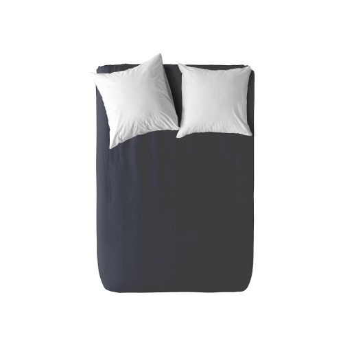 Простыня Евро (220*240см) перкаль OMBRE BLUE рис. 86215-13 Wenge