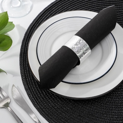 Кольцо для салфеток 5*3см ЦВЕТЫ Богема 5087799