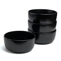 Набор салатников керамика 4шт 15см CHOICE BLACK Bronco 191-360-1