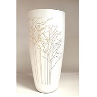 Ваза стекло ВЕТОЧКИ декорированная Crystalex 82562/250/K0798