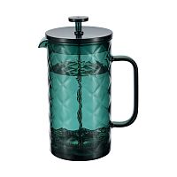 Френч-пресс 600мл Regent FRANCO GREEN боросил. стекло нерж. сталь 80-005