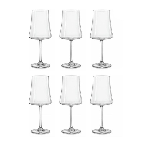 Набор бокалов для вина 6шт 560мл XTRA недекорированные Crystalex 40862/560