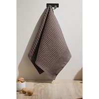 Полотенце вафельное 35*60см СТЕЖКА кофейный рис. A34142 Fine Line 