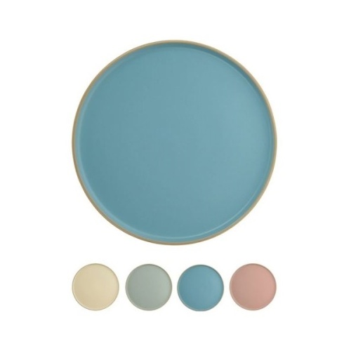 Тарелка обеденная керамика 27см SUMMER VIBES 4 цвета Купман Q75102550