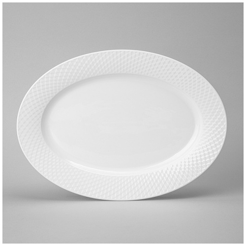 Блюдо из фарфора 30,5см INFINITY овальное Lefard 171-305 Блюдо из фарфора 30,5см INFINITY овальное Lefard 171-305