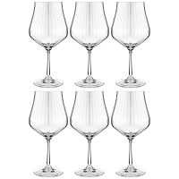 Набор бокалов для вина 6шт 600мл TULIPA OPTIC Bohemia Crystal 674-877