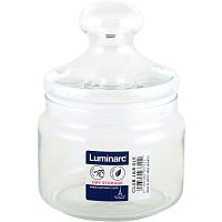 Банка для сыпучих стекло 500мл КЛУБ крышка с пласт. уплот. Luminarc N1838