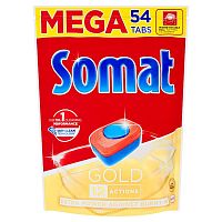 Таблетки для посудом. машин SOMAT 54шт Голд 1/4