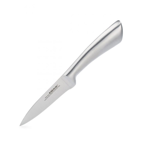 Нож для овощей 9см STEEL стальная ручка Attribute AKS504