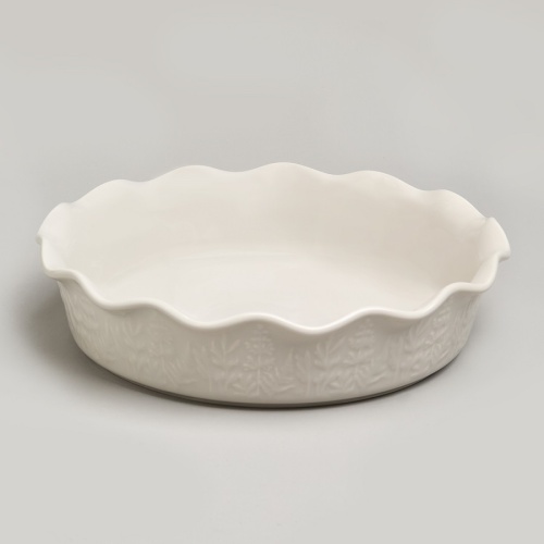 Форма для выпечки керамика Пирог 26,5см BEIGE Agness 780-126