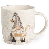 Кружка фарфор 355мл WINTER STORY GNOME с карамелью Lefard 580-103