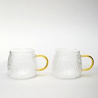 Набор кружек стекло 2шт 450мл CRYSTAL Agness 887-275