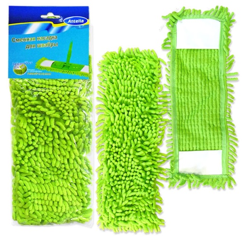 Запаска на швабру 41*14см МАРГО микрофибра Антелла 70943 Запаска на швабру 41*14см МАРГО микрофибра Антелла 70943