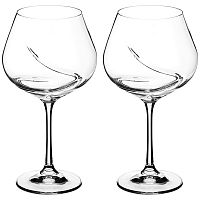 Набор бокалов для вина 2шт 570мл TURBULENCE Bohemia Crystal 674-631