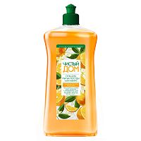 Средство для мытья посуды ЧИСТЫЙ ДОМ 500мл Апельсин