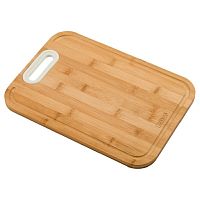 Доска разделочная бамбук 32*23см WHITE с ручкой Guffman M04-041-W