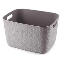 Корзина для хранения 19л (L) SOFTEX серый Curver 00574-Z70-00