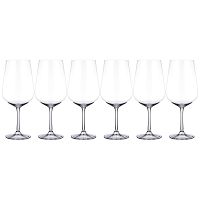 Набор бокалов для вина 6шт 850мл DORA STRIX Bohemia Crystal 669-390