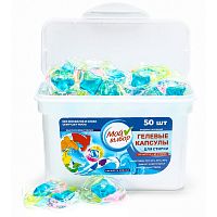 Капсулы для стирки МОЙ ВЫБОР 50 стирок 3в1 Свежесть океана 10339846