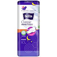 Прокладки BELLA 10шт Нова Макси Классик Ночные 1/12