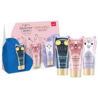 Подарочный набор БАРХАТНЫЕ РУЧКИ WOMEN Funny Animals (крем для рук 3шт*45мл) 1/3