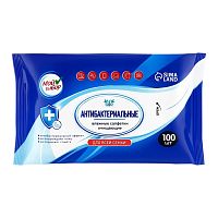 Салфетки влажные МОЙ ВЫБОР 100шт Антибактериальные Универсальные для всей семьи 10523843