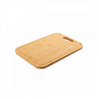 Доска разделочная бамбук 40*27см BAMBOO TOUCH с ручкой Attribute ABX157