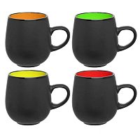 Кружка керамика 320мл ЭФИОПИЯ бочонок Huawang CN1414