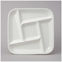 Менажница из фарфора 5-ти секц. 26,5*26,5см PEARL квадрат Lefard 761-095