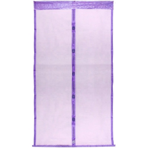 Сетка антимоскитная 100*210см КЛАССИКА дверная на магнитах (фиолетовый) 905-611 Велес Сетка антимоскитная 100*210см КЛАССИКА дверная на магнитах (фиолетовый) 905-611 Велес