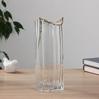 Ваза стекло 9,5*25см КЛАССИК прозрачный Милагрос 10697721