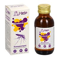 Концентрат от комаров HELP 100мл для защиты дачного участка 1/24