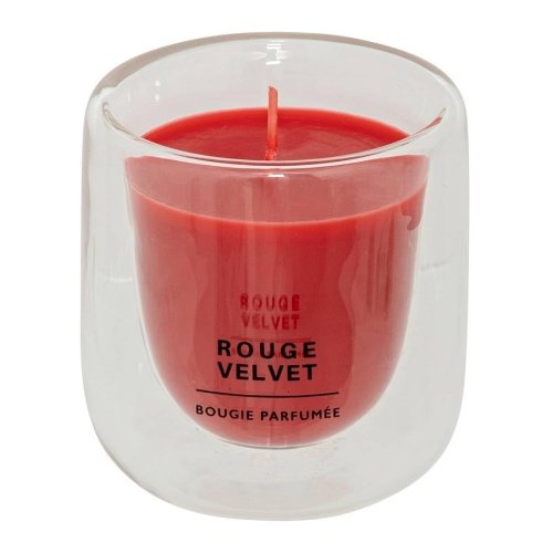 Аромасвеча в стакане 130г 8*8,5см ROUGE VELVET Bougie Parfumee 172745C