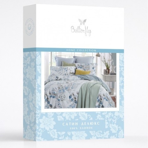 КПБ Евро сатин 70*70см Ассорти Butterfly КПБ Евро сатин 70*70см Ассорти Butterfly