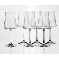 Набор бокалов для вина 6шт 460мл XTRA OPTIC декорированные Crystalex 40862/47/460