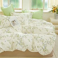 КПБ Семейный 7пр (простыня на резинке) сатин 50*70см+70*70см АНСА Хлопковый Рай