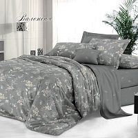 КПБ 2,0сп (европростыня) сатин 50*70см+70*70см ВАЛЕНСИЯ Хлопковый Рай