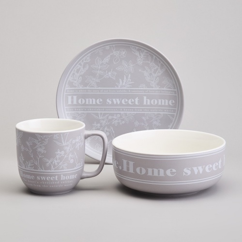 Набор посуды на 1 перс. 3пр фарфор SWEET HOME Lefard 756-482