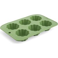 Форма для выпечки силикон Кексы 6 ячеек 28*18см OLIVE Attribute ABO028