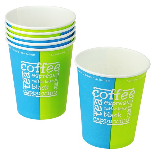 Стакан бумажный 250мл 6шт МОДЕРН Антелла 26461